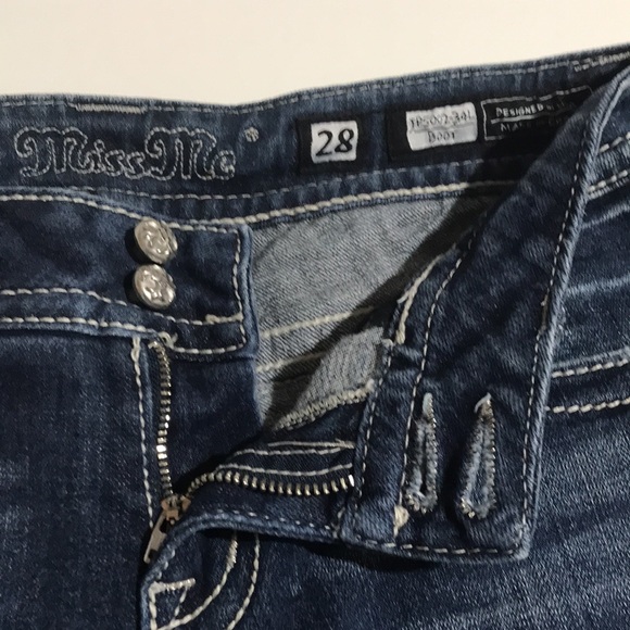 MISS ME Jeans Boot Cut Size 28 - Picture 9 of 14